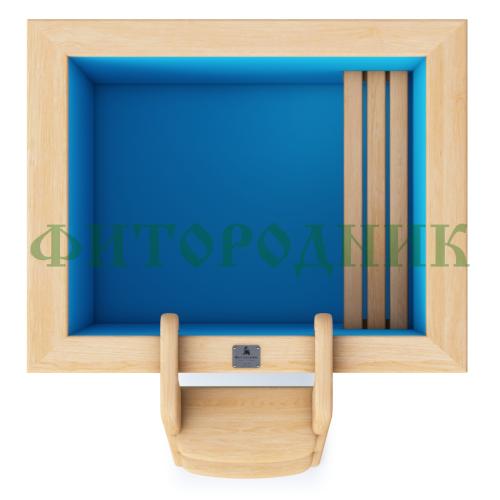 прямоугольная купель «comfort» из полипропилена длина 1000 мм ширина 780 мм высота 1000 мм