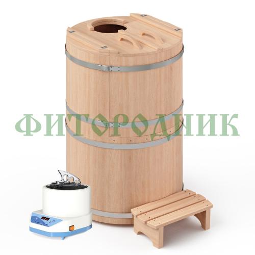 кедровая бочка «бондарная» с парогенератором