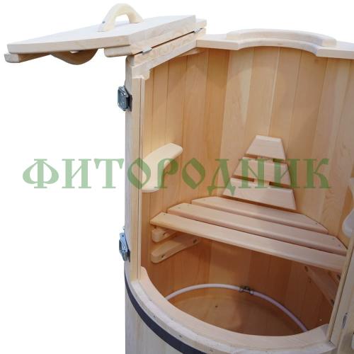 кедровая бочка «бондарная» с парогенератором