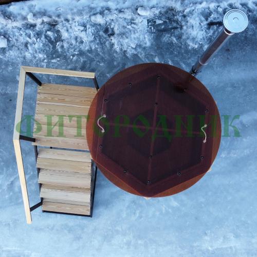 банный чан «original siberia» с печью 2150 мм