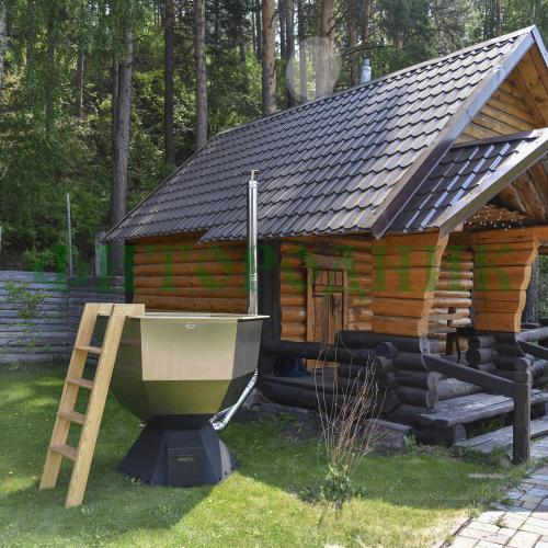 банный чан «original siberia» с печью 1650 мм