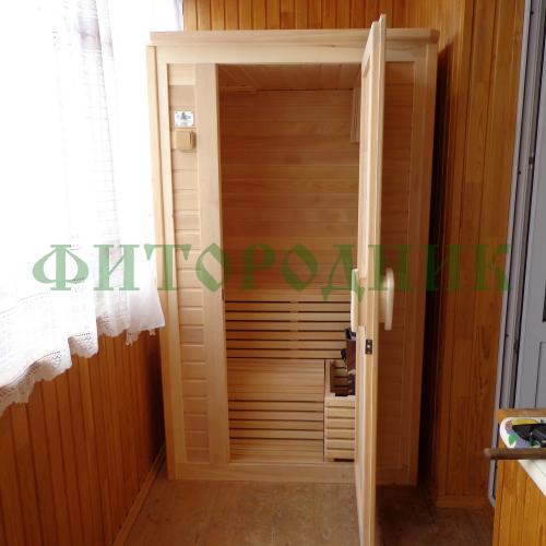 финская сауна одноместная «comfort» с электрической печью