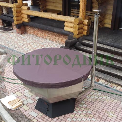 банный чан «original siberia» с печью 2150 мм