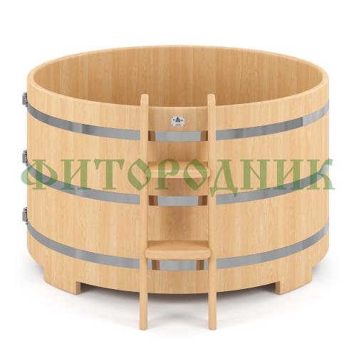круглая купель «premium» из кедра диаметр 1700 мм высота 1150 мм