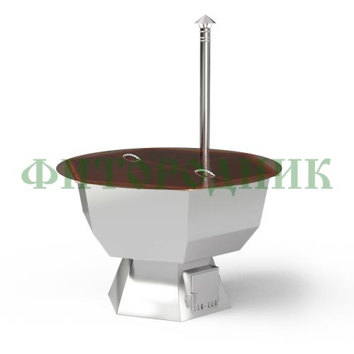 банный чан «comfort siberia» с печью 2150 мм