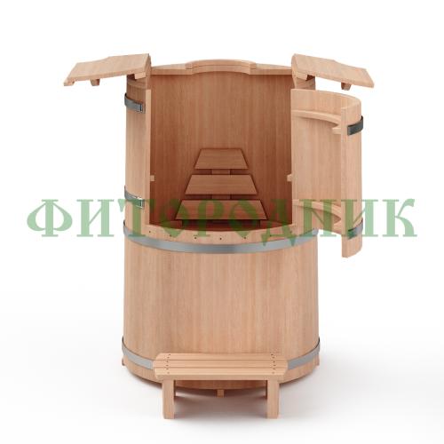 кедровая бочка «бондарная» с парогенератором