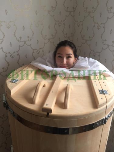 кедровая бочка «бондарная» с парогенератором