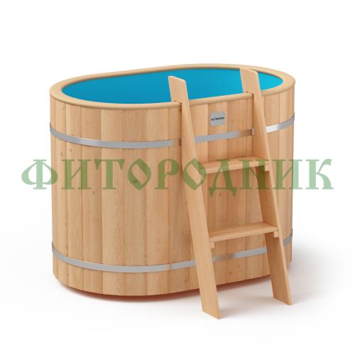 овальная купель «original» с пластиковой вставкой длина 1200 мм ширина 780 мм высота 900 мм