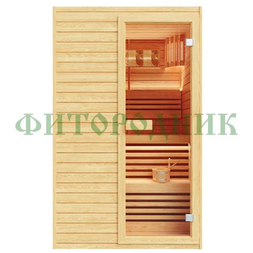 финская сауна двухместная «comfort» с электрической печью