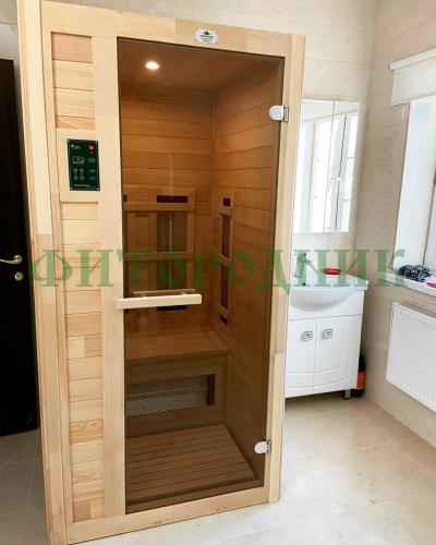 одноместная инфракрасная сауна «comfort» с керамическими излучателями