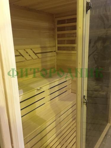 финская сауна трехместная «comfort» с электрической печью