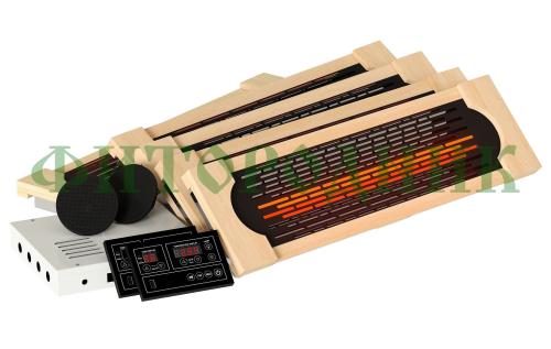 комплект инфракрасных излучателей для сауны «steamlux» pro-1