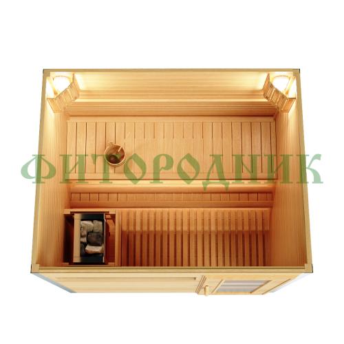 уличная модульная трехместная сауна «comfort» с электрической печью