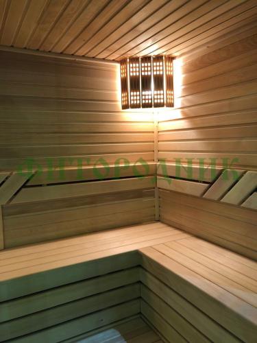 финская сауна трехместная угловая «comfort» с электрической печью