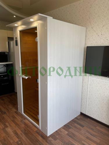 одноместная инфракрасная сауна «interio» с карбоновыми излучателями