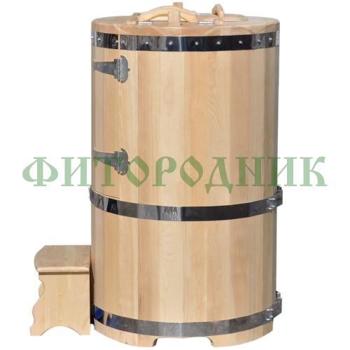 кедровая бочка круглая «профессиональная»