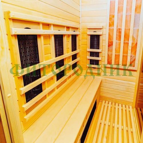 четырехместная инфракрасная сауна «comfort» с керамическими излучателями