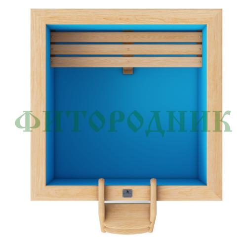 квадратная купель «comfort» из полипропилена длина 1300 мм ширина 1300 мм высота 1000 мм