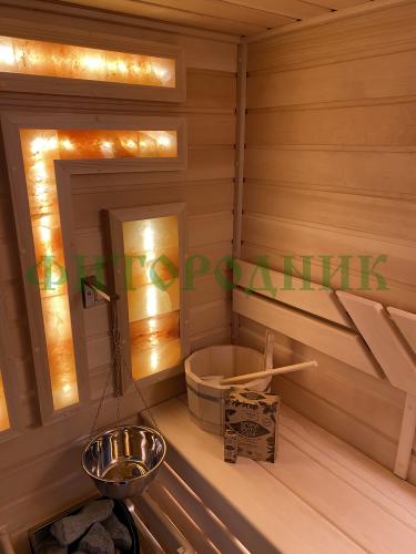 финская сауна одноместная «comfort» с электрической печью