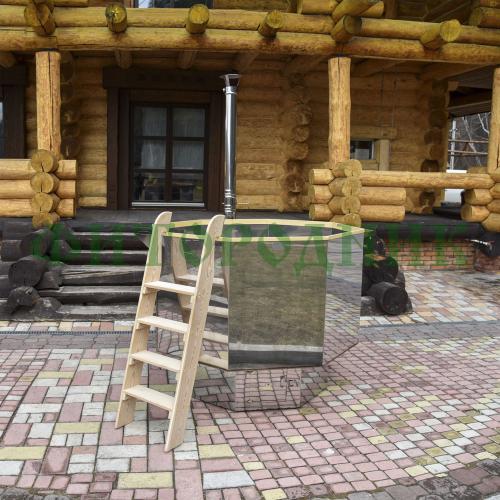 банный чан 8 гр. «сибирский знахарь» 1900 мм высота 1250 мм, глубина чаши 850 мм