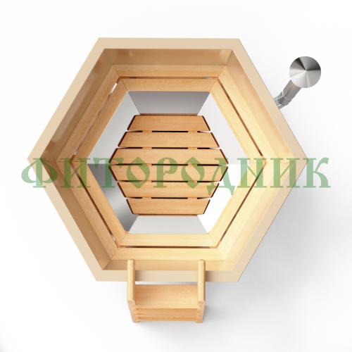 банный чан «comfort siberia» с печью 2150 мм