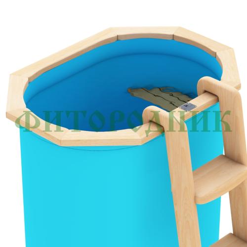 овальная купель «comfort» из полипропилена длина 1200 мм ширина 780 мм высота 1000 мм