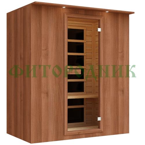 трехместная инфракрасная сауна «interio» с карбоновыми излучателями