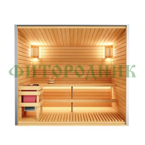 уличная модульная четырехместная сауна «premium» с электрической печью