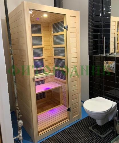одноместная инфракрасная сауна «comfort» с карбоновыми излучателями