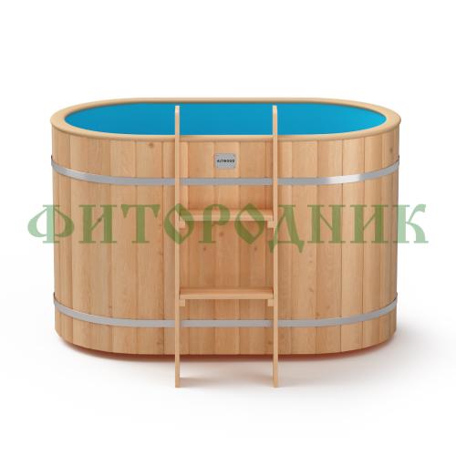 овальная купель «original» с пластиковой вставкой длина 1400 мм ширина 780 мм высота 900 мм