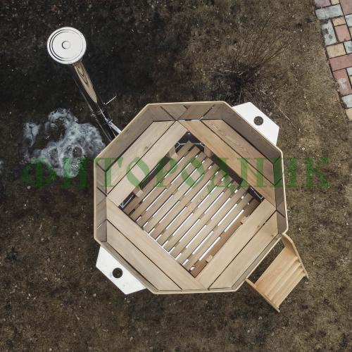 банный чан 8 гр. «сибирский знахарь» 1900 мм высота 1250 мм, глубина чаши 850 мм