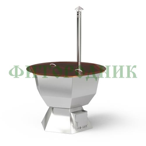 банный чан «comfort siberia» с печью 1650 мм