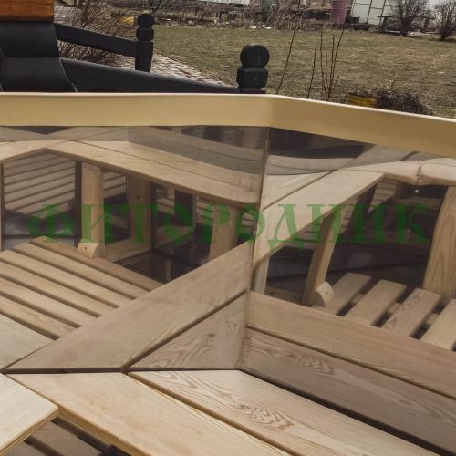 банный чан 8 гр. «сибирский знахарь» 1650 мм высота 1250 мм, глубина чаши 850 мм