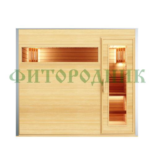 уличная модульная четырехместная сауна «comfort» с электрической печью