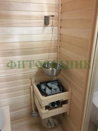 финская сауна двухместная угловая «comfort» с электрической печью