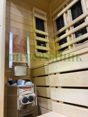 комбинированная сауна одноместная угловая «comfort»