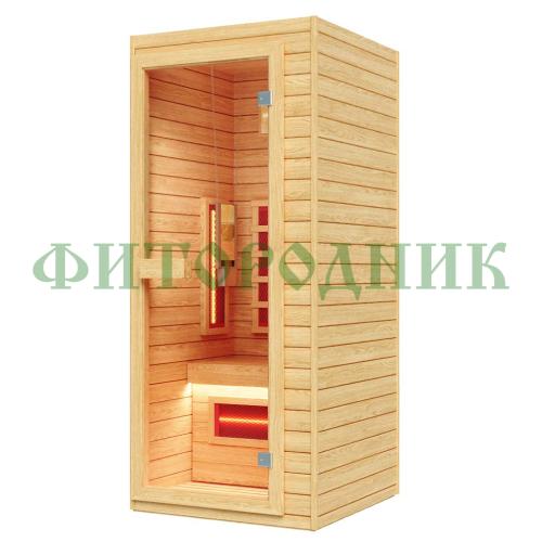 одноместная инфракрасная сауна «comfort» с керамическими излучателями