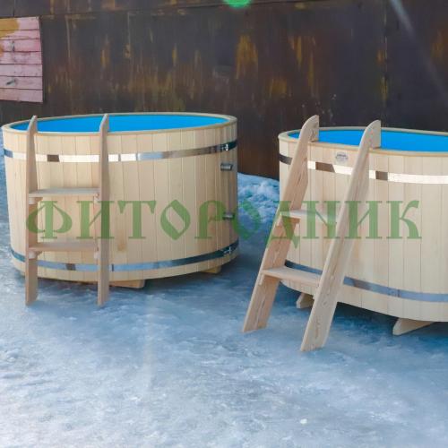 овальная купель «original» с пластиковой вставкой длина 1200 мм ширина 780 мм высота 900 мм