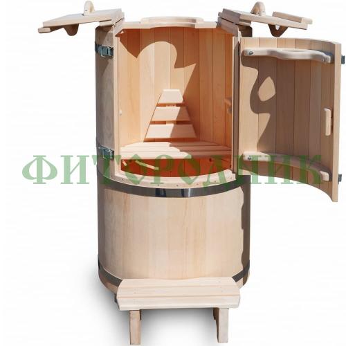 кедровая бочка «бондарная» с парогенератором