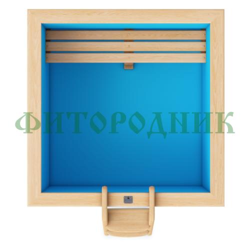 квадратная купель «comfort» из полипропилена длина 1500 мм ширина 1500 мм высота 1000 мм