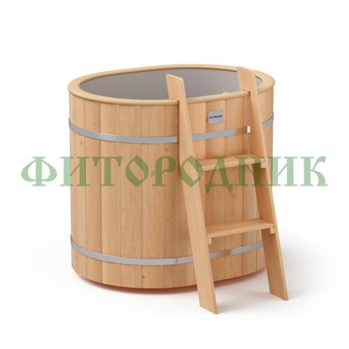 овальная купель «original» с пластиковой вставкой длина 1000 мм ширина 780 мм высота 900 мм