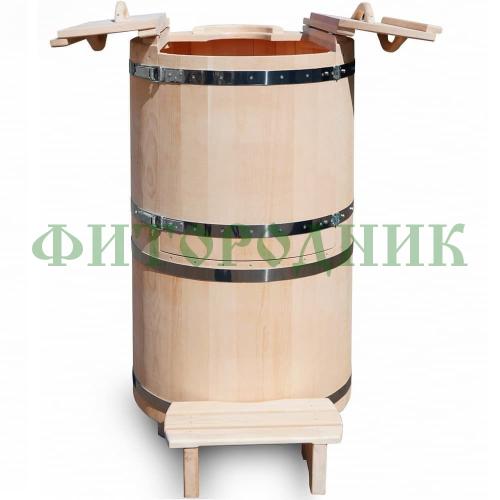 кедровая бочка «бондарная» с парогенератором