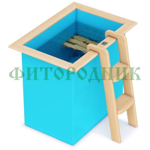 прямоугольная купель «comfort» из полипропилена длина 1200 мм ширина 780 мм высота 1000 мм