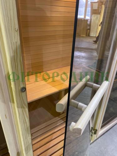 финская сауна одноместная угловая «original» с электрической печью