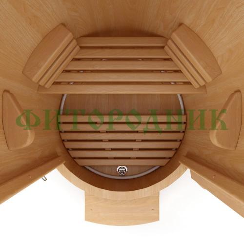 кедровая бочка круглая «профессиональная премиум» со скосом