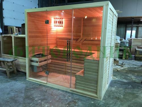 комбинированная сауна четырехместная «comfort»