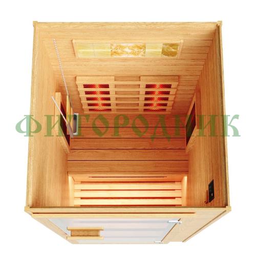 одноместная инфракрасная сауна «comfort» с керамическими излучателями