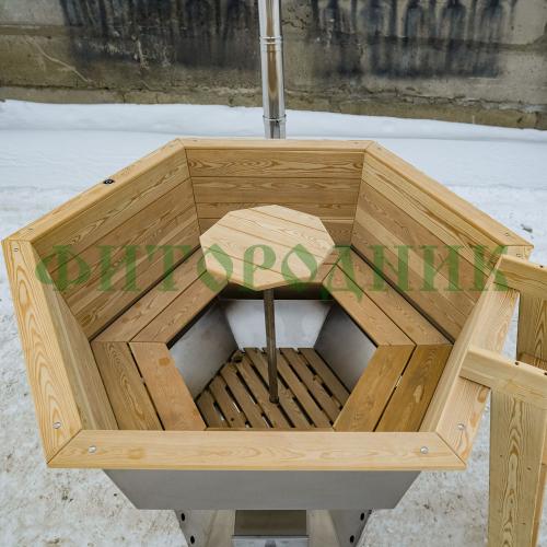 банный чан «comfort siberia» с печью 1650 мм