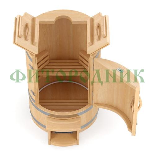 кедровая бочка круглая «профессиональная премиум» со скосом