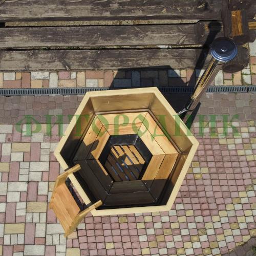 банный чан «original siberia» с печью 1850 мм